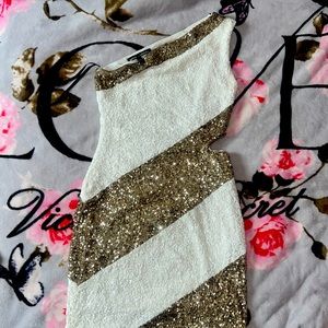 Bebe Addiction Collection Sequin Dress